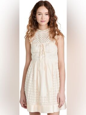 Ulla Johnson Women’s Sabrina Dress in Ivory/Off White size 8 NEW